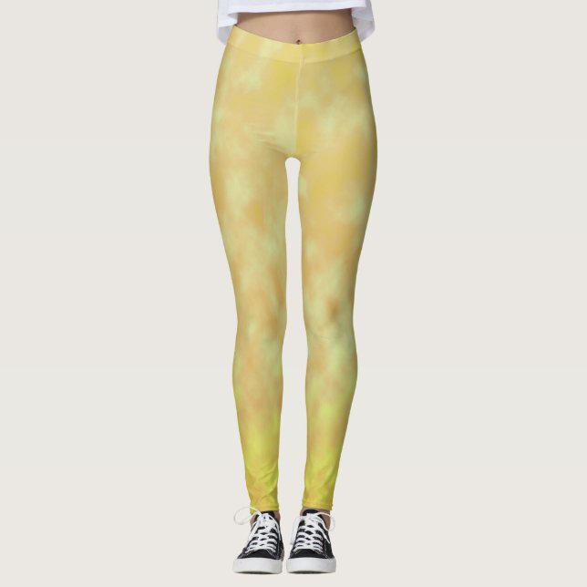 Bleknad solmummel leggings (Framsida)