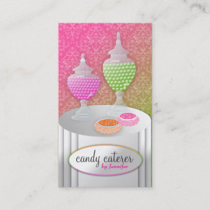 bleknar den _Candy endast klubban för catereren Visitkort