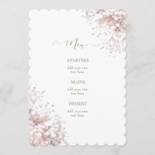 blekrosa babysand flowers  meny