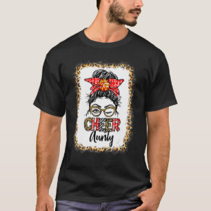 Blekt Cheer Aunty Cheerleading Rufsylta Leopard T Shirt