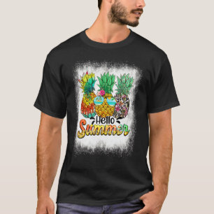 Blekt Hej Sommaräppelglasögon, persikovib T Shirt