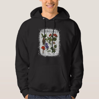 Blekt Herbologiväxter Jordbruk Greenhouse Herb Hoodie