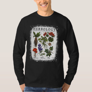 Blekt Herbologiväxter Jordbruk Greenhouse Herb T Shirt