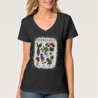 Blekt Herbologiväxter Jordbruk Greenhouse Herb T Shirt