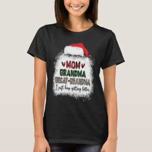 Blekt Julafton mamma morma underbar morma plaid le T Shirt