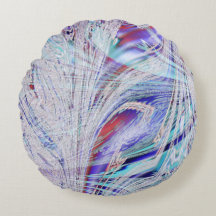 Blekt korsad fågelfjäder