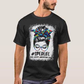 Blekt lärar-tofs Specialundervisning Undervisa T Shirt