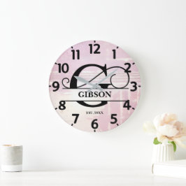 Blekt lavendel slitstark G-monogram Stor Klocka