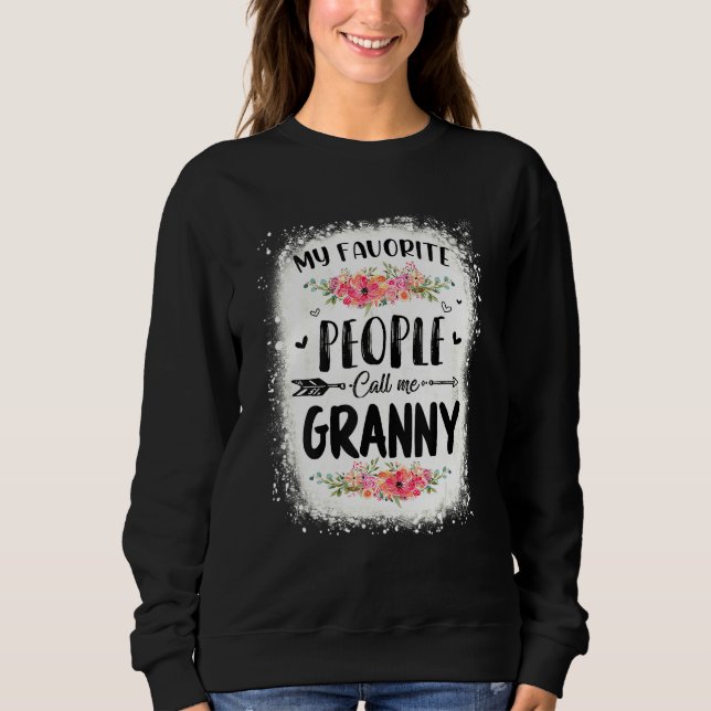 Blekt mina favoriter kallar mig Granny Tee (Framsida)