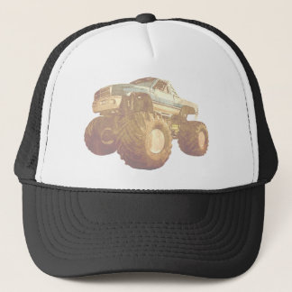 Blekt monstertruck truckerkeps