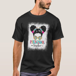 Blekt Preschoollärare, lilla fröken tillbaka till T Shirt