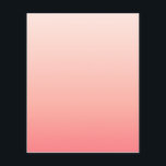 Blekt rosa och persikogradient flygblad<br><div class="desc">Bleka rosa och persikogradienta färger.</div>