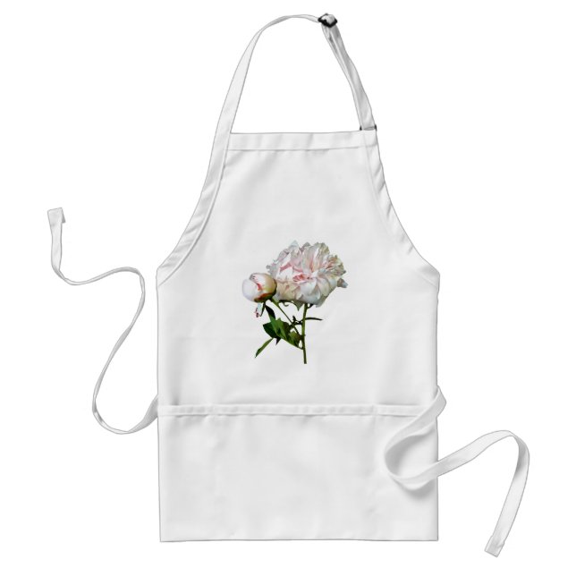 Blekt Rosa Päron och Knopp Förkläde (Framsidan)