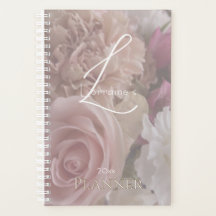 Blekt Rosa Ros Hemliga Trädgårds Planerare