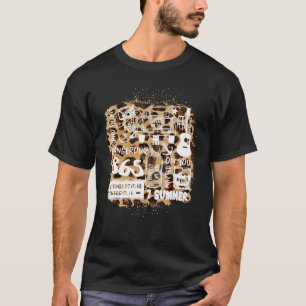 Blekt Slösat på dig Leopard Southern Music Conc T Shirt