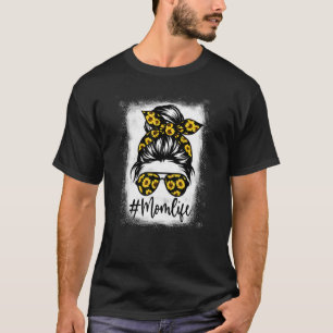 Blekta solrosor Mamma-livstid för Mors dag T Shirt