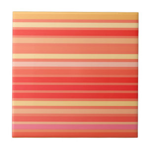 Blend-Rand, korallfärgade Orangar Kakelplatta