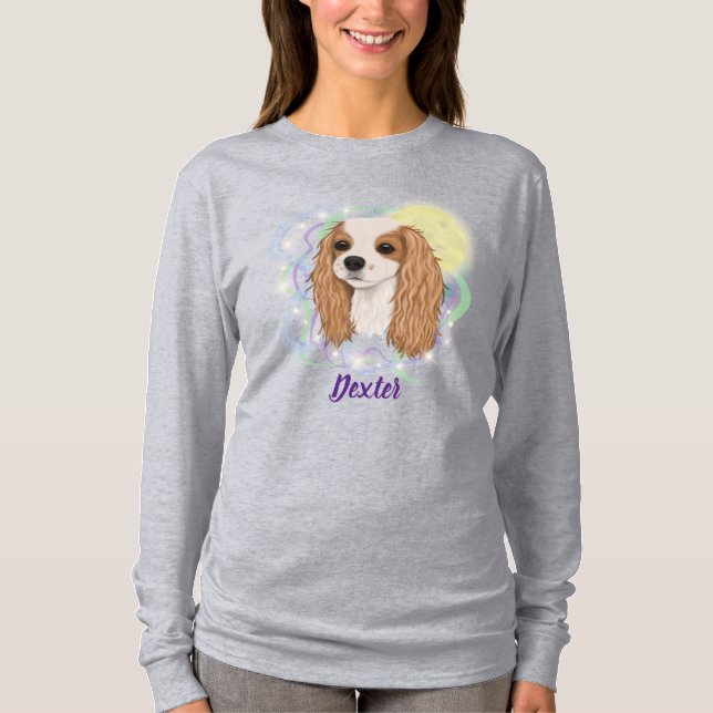 Blenheim Cavalier Anpassad design   T Shirt (Framsida)