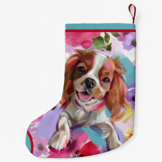 Blenheim Cavalier julklapp| Ornament Liten Julstrumpa