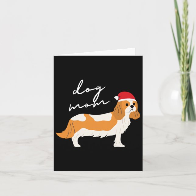 Blenheim Cavalier King Charles Spaniel Hundmamma J Kort (Framsida)
