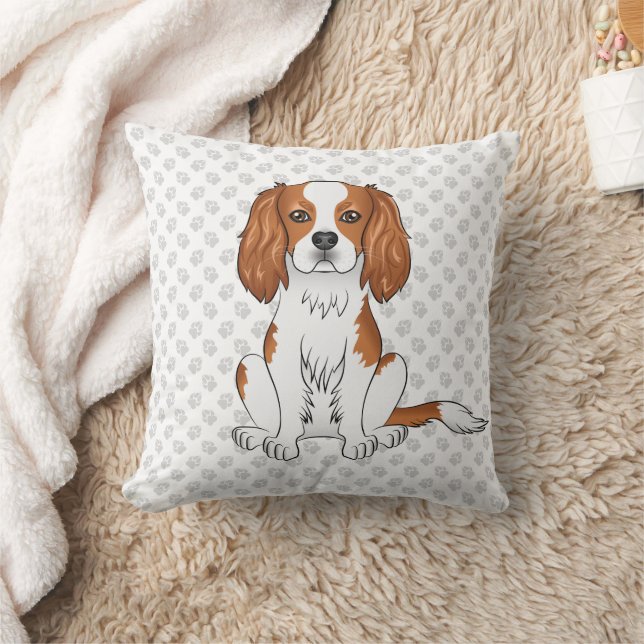 Blenheim Cavalier King Charles Spaniel & Tassar Kudde (Filt)