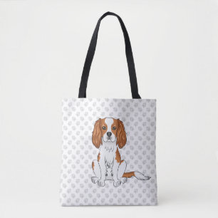Blenheim Cavalier King Charles Spaniel & Tassar Tygkasse