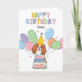 Blenheim Cavalier Kung Charles Spain Birthday Kort