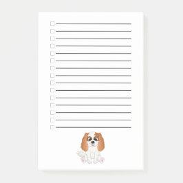 Blenheim Cavalier Kung Charles Spain Post-it Block