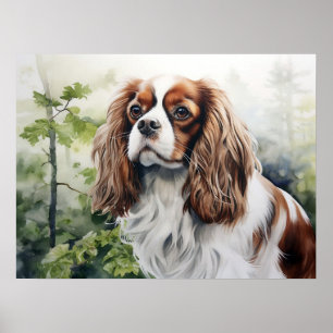 Blenheim Cavalier Kung Charles Spain Poster