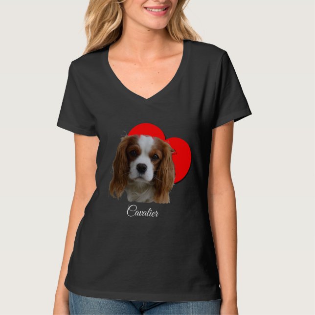 Blenheim Cavalier Kung Charles Spain T Shirt (Framsida)