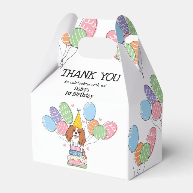 Blenheim Cavalier Kung Charles Spain Tack Presentaskar (Framsidan Sidan)