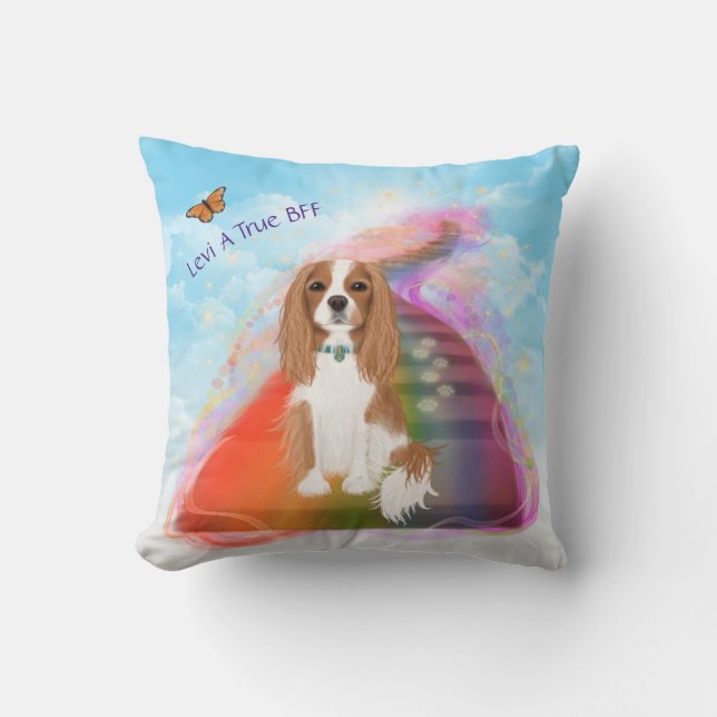 Blenheim Cavalier Pet Loss Gifts  Kudde (Framsida)