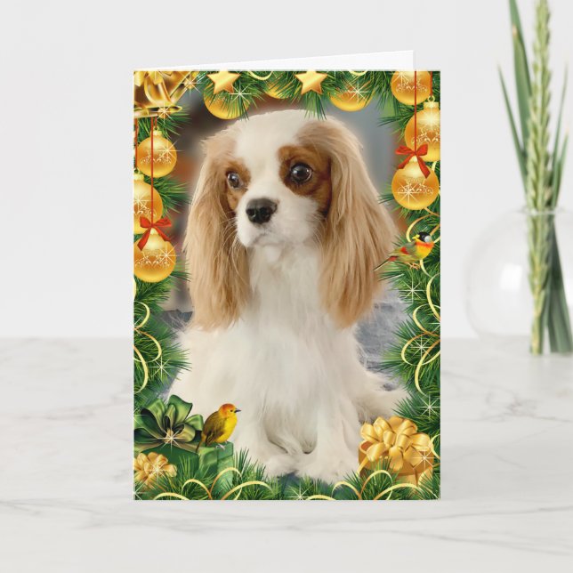 Blenheim Cavalier Spain Helgdag Card Kort (Framsida)
