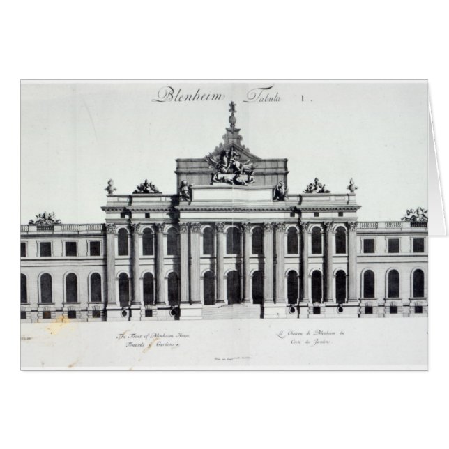 Blenheim Palace Hälsningskort (Framsidan Horizontal)