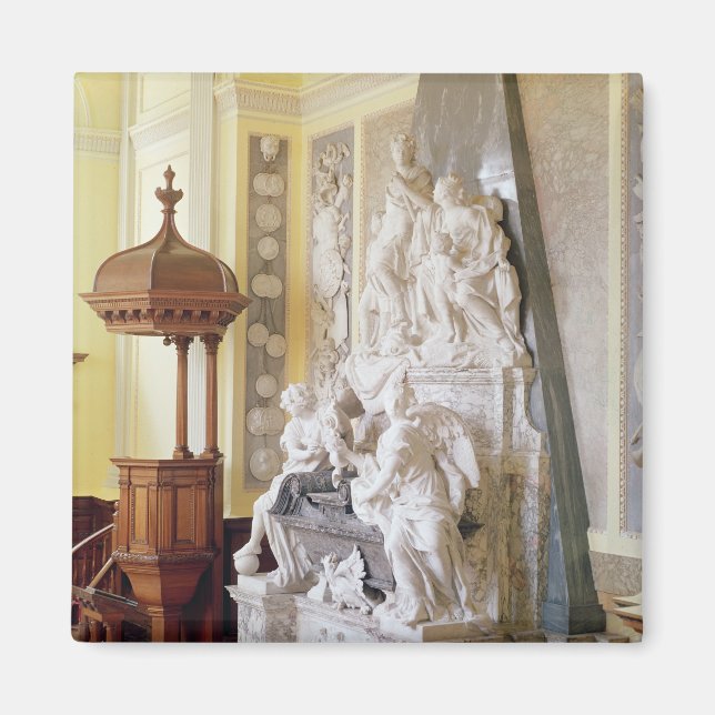 Blenheim Palace, kapel, c.1705 Magnet (Framsidan)