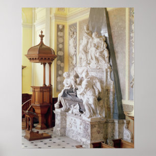 Blenheim Palace, kapel, c.1705 Poster
