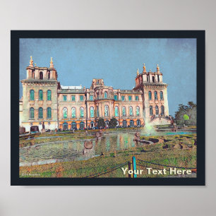Blenheim Palace - Vintage Poster