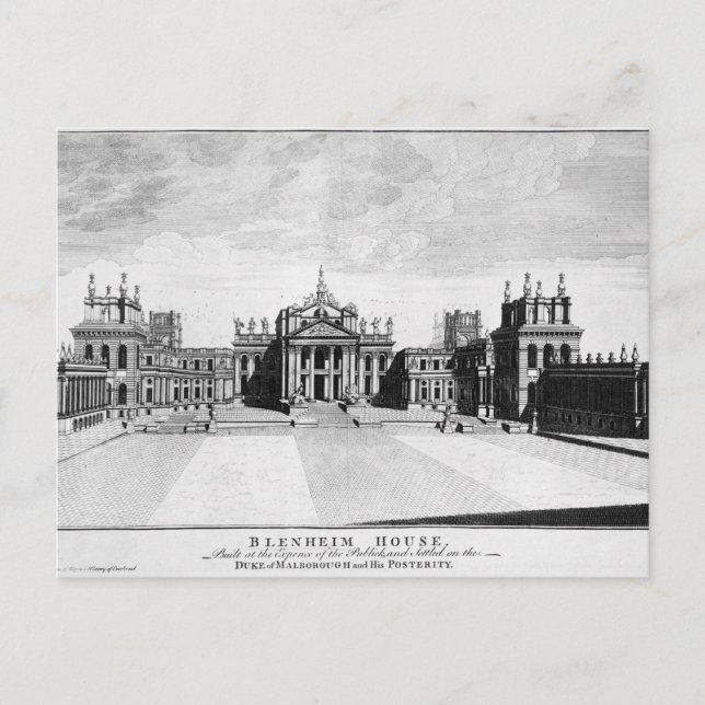 Blenheim Palace Vykort (Framsida)