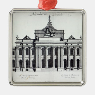 Blenheim slott julgransprydnad metall