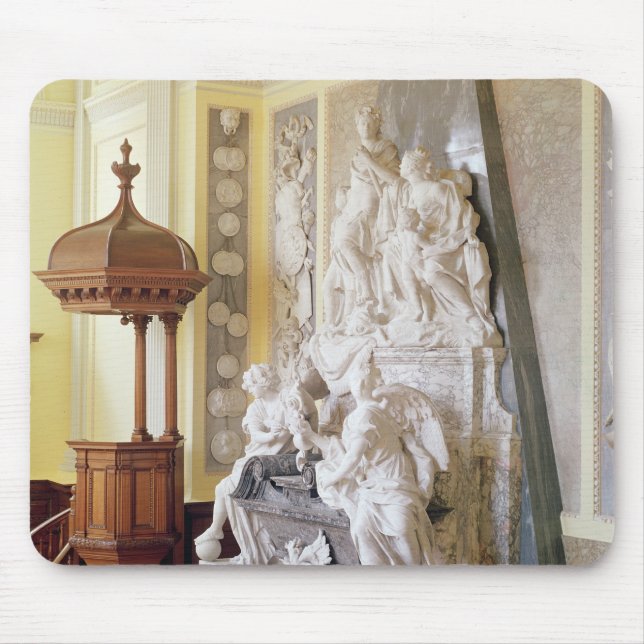 Blenheim slott, kapell, c.1705 musmatta (Framsidan)
