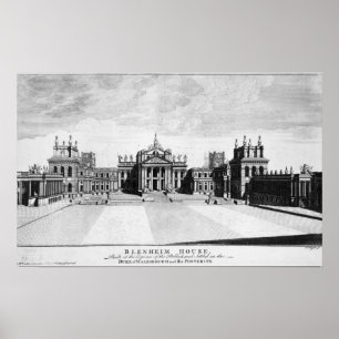 Blenheim slott poster
