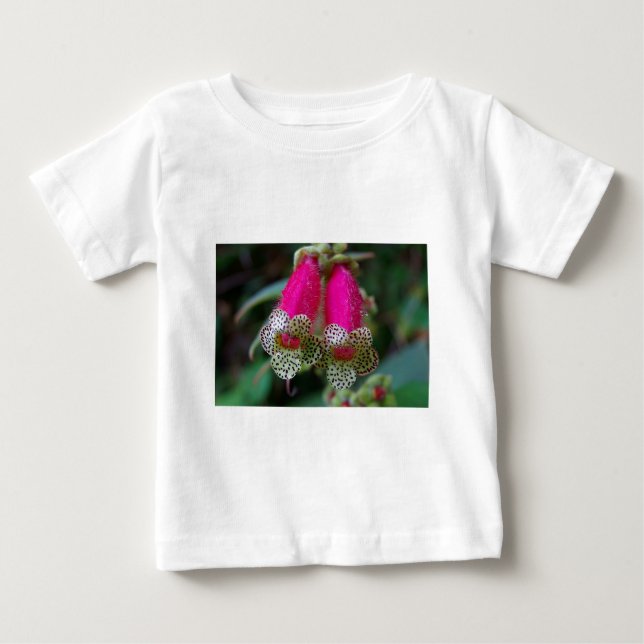 Bleopardblommans utformning t shirt (Framsida)
