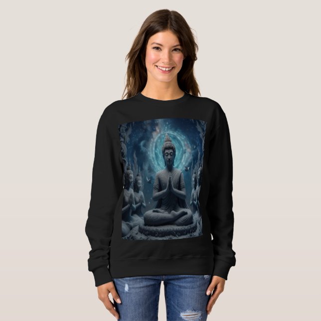 Blerad Buddha Sweater T Shirt (Hel framsida)