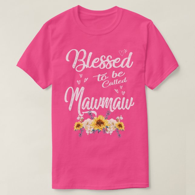 Blerad Mawmaw Mors dag T Shirt (Design framsida)