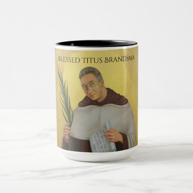 Blerad Titus Brandsma Carmelite Saints Priest Mugg (Center)