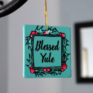 Blerad Yule Julgransprydnad Keramik