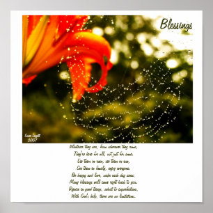 Blesings-Dikt Poster