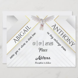 Blesningar från inbjudan till Heliga Spirit Weddin