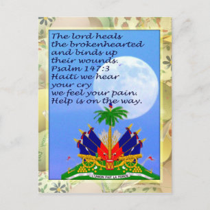 Bless Haiti_vykort Vykort