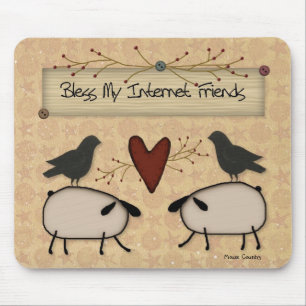 Bless Internet Friends Mousepad Musmatta